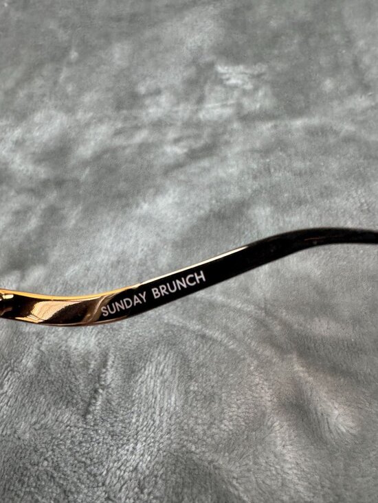 Velvet Canyon Sunday Brunch Peach Oversized Sunglasses Retro Boho UV400 Protecti main image 5